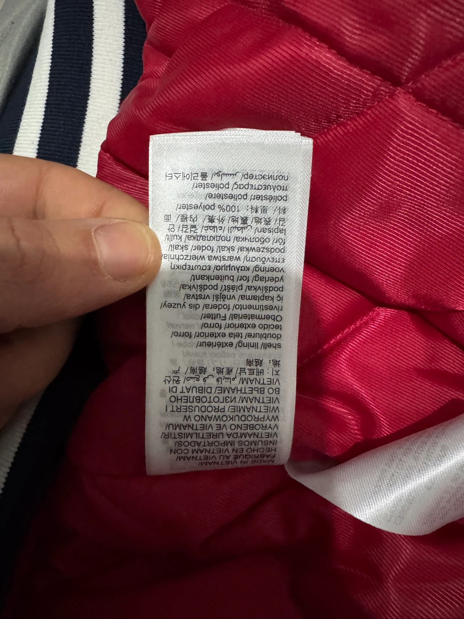 Authentic Tommy Hilfiger bomber jacket new size S – photo 15